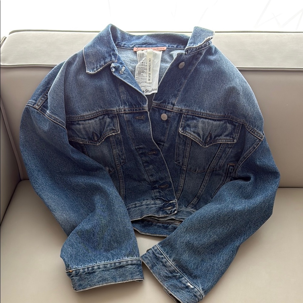 Acne Studios Morris Crop Denim Jacket